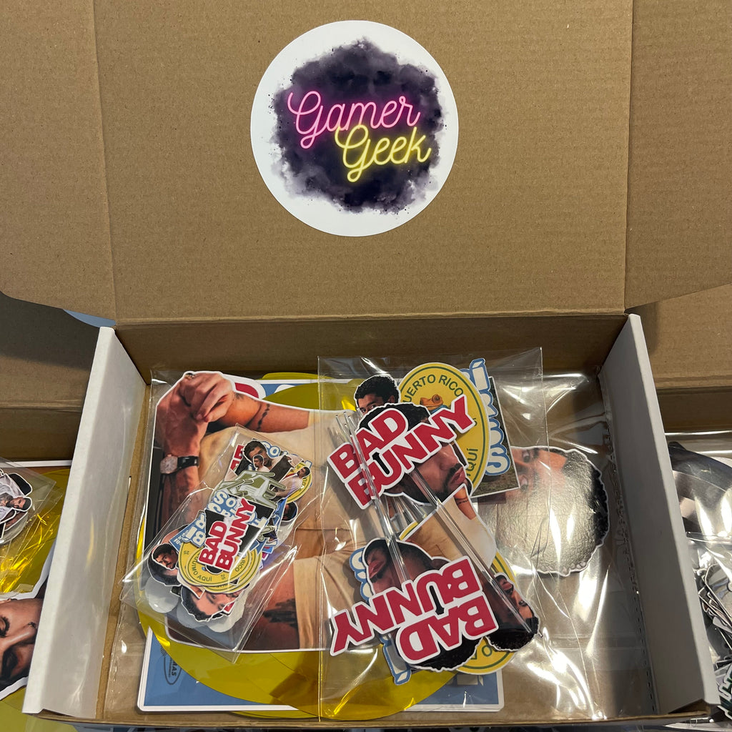 Bad Conejo Malo DTMF Inspired Party Package | Hanging Spirals, Cupcake Picks, Confetti, Straws